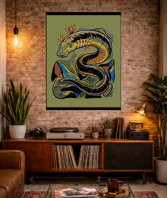 The Flashing Fluviatilis: Retro Comic Art