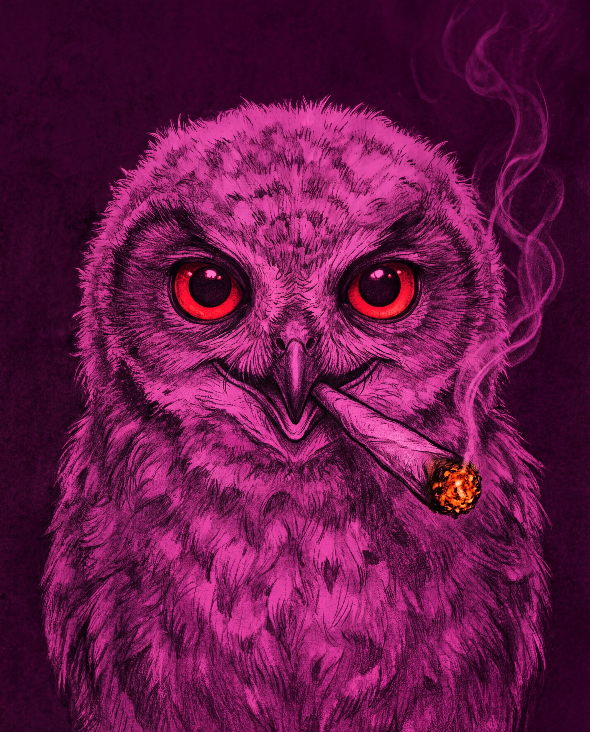 Purple Owl